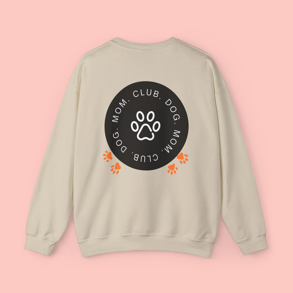 Dog Mom Club Sweatshirt — Paw Print Crewneck