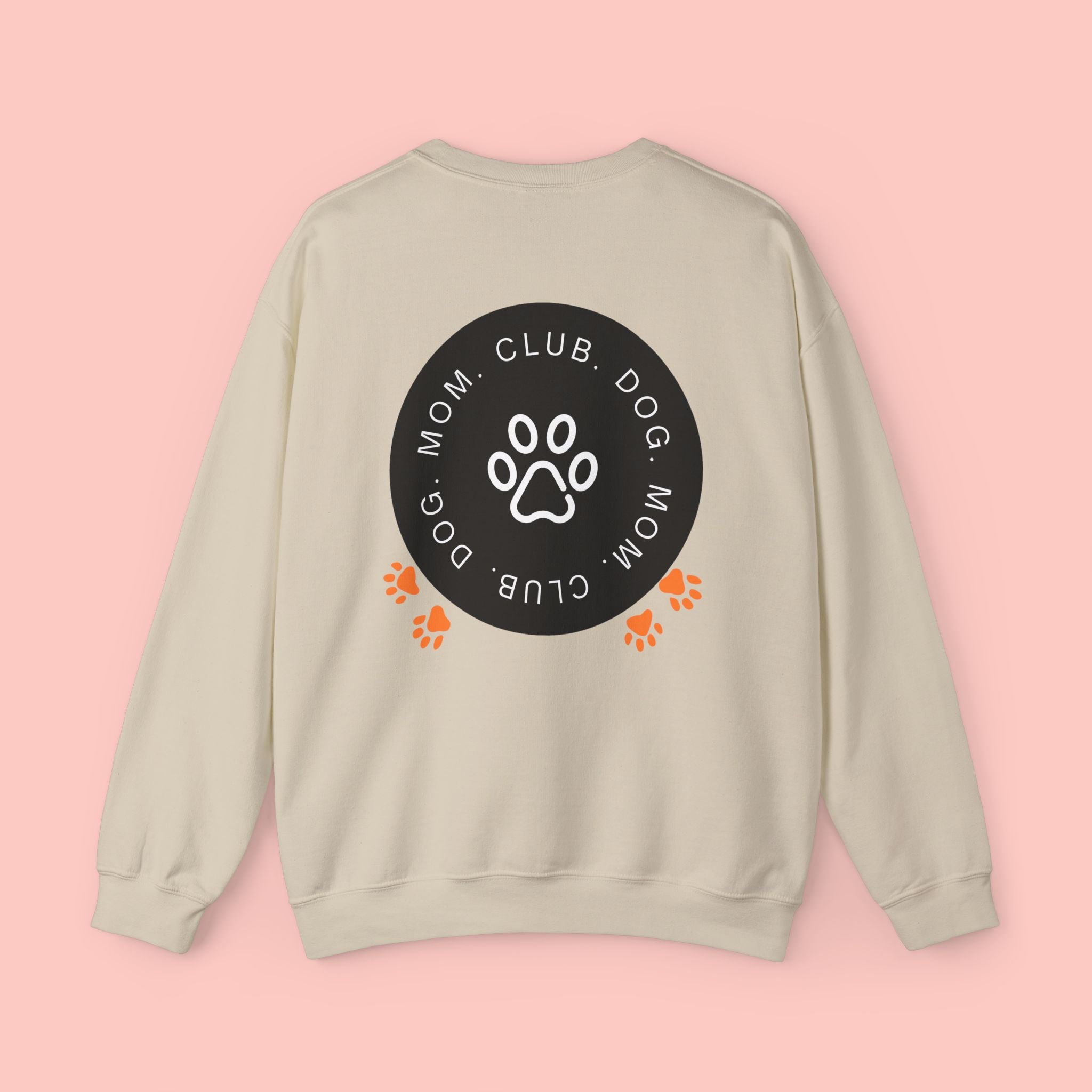 Dog Mom Club Sweatshirt — Paw Print Crewneck
