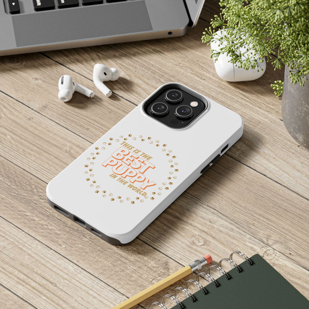Best Puppy Phone Case — Cute Paw Print Tough Phone Case