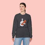 Crewneck Sweatshirt — “Marry the Man Who Loves Your Dog” Cute Pet Lover Graphic