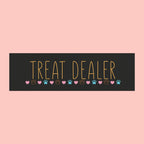Car Magnet – “Threat Dealer” Paw Print Funny Pet Lover Magnet