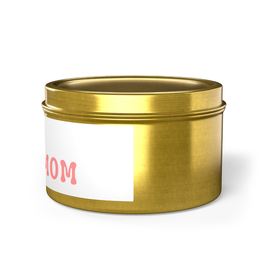 Dog Mom Tin Candle — Heart Paw Scented Travel Candle (Perfect Gift for Dog Lovers)