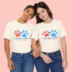 I Am Not Single I Have Dog T-Shirt — Cute Paw Print Dog Lover Tee