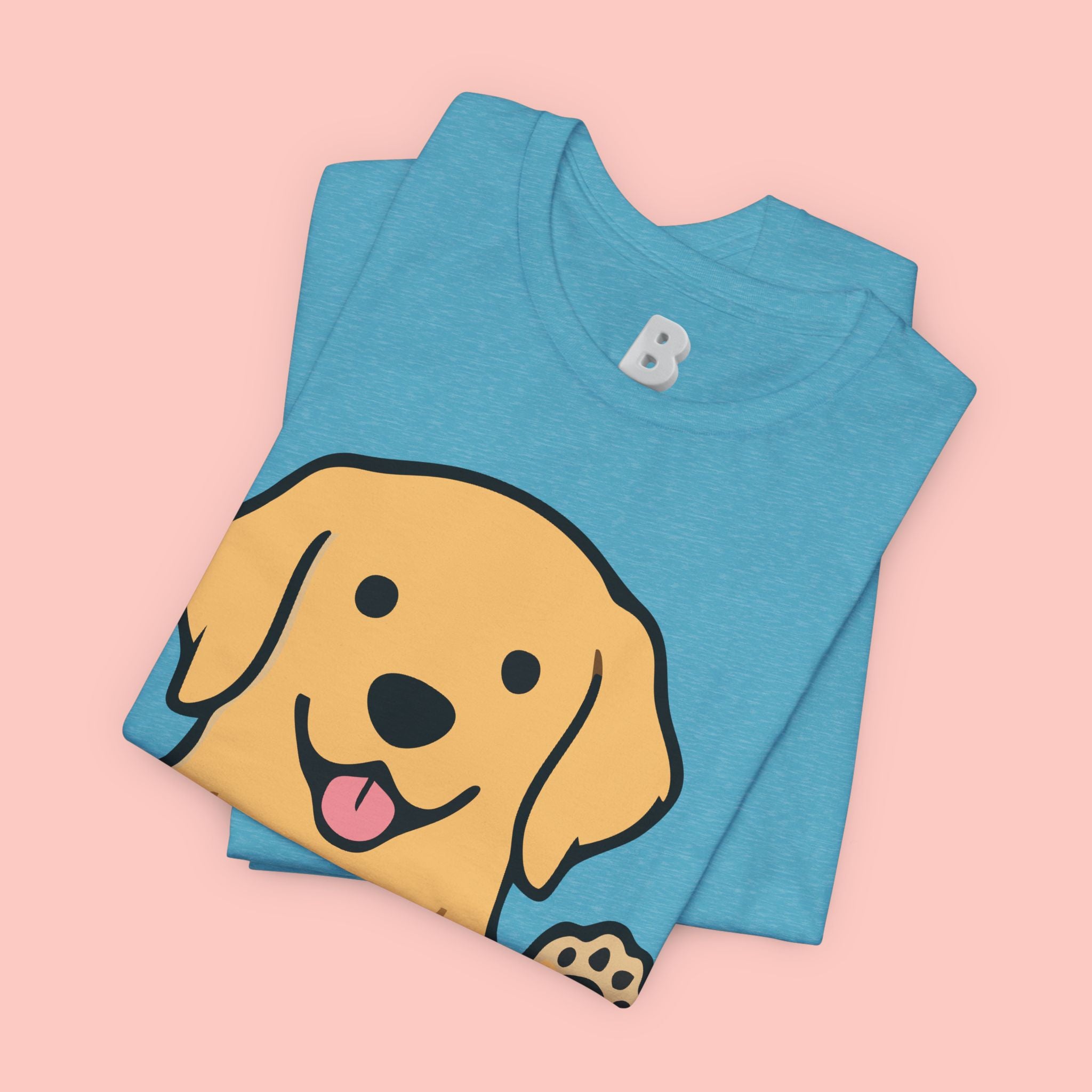 Love Your Dog Tee — Cute Golden Retriever Graphic T-Shirt