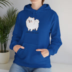 Pomeranian 'Mom's Little Child' Hoodie – Cute White Dog Graphic Pullover