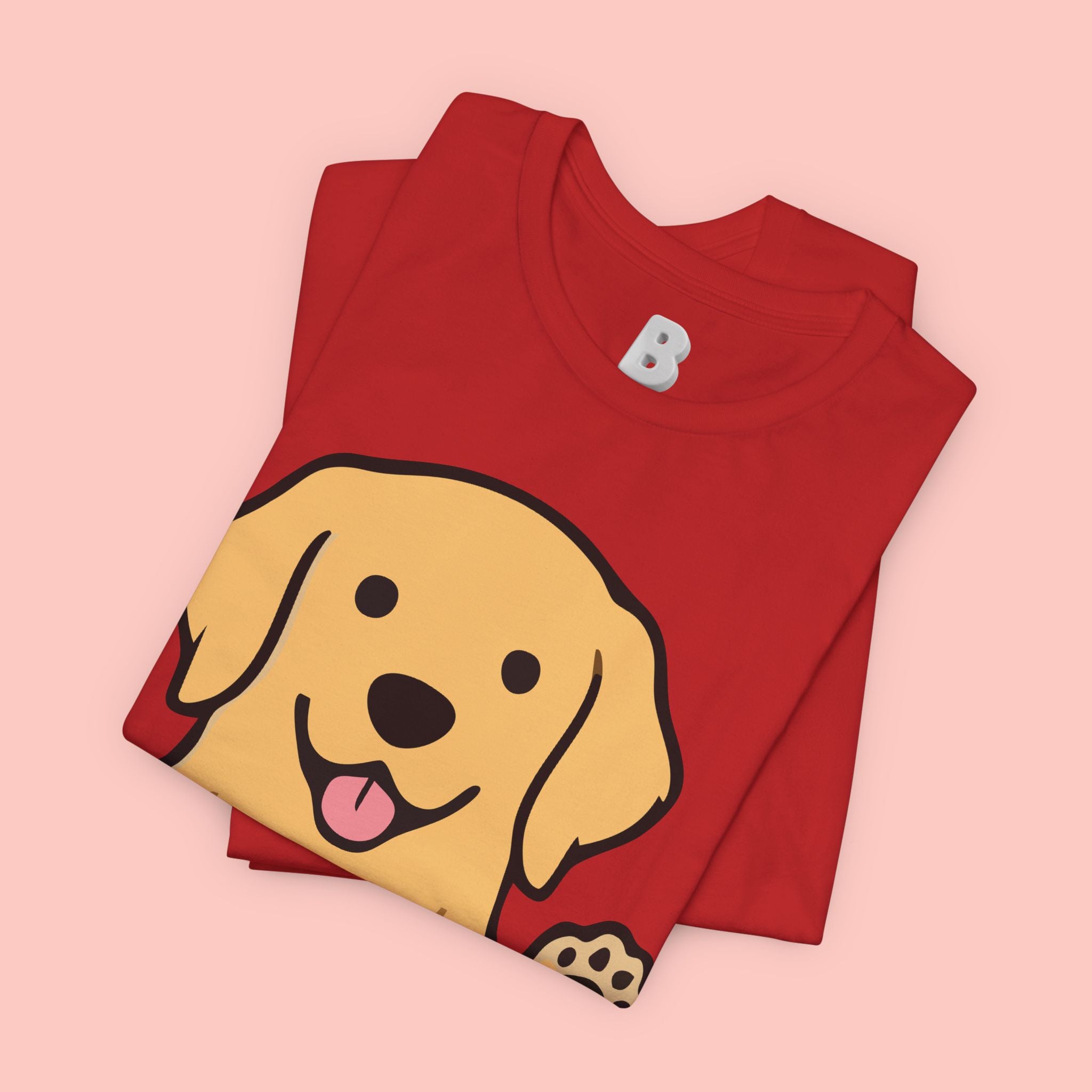 Love Your Dog Tee — Cute Golden Retriever Graphic T-Shirt