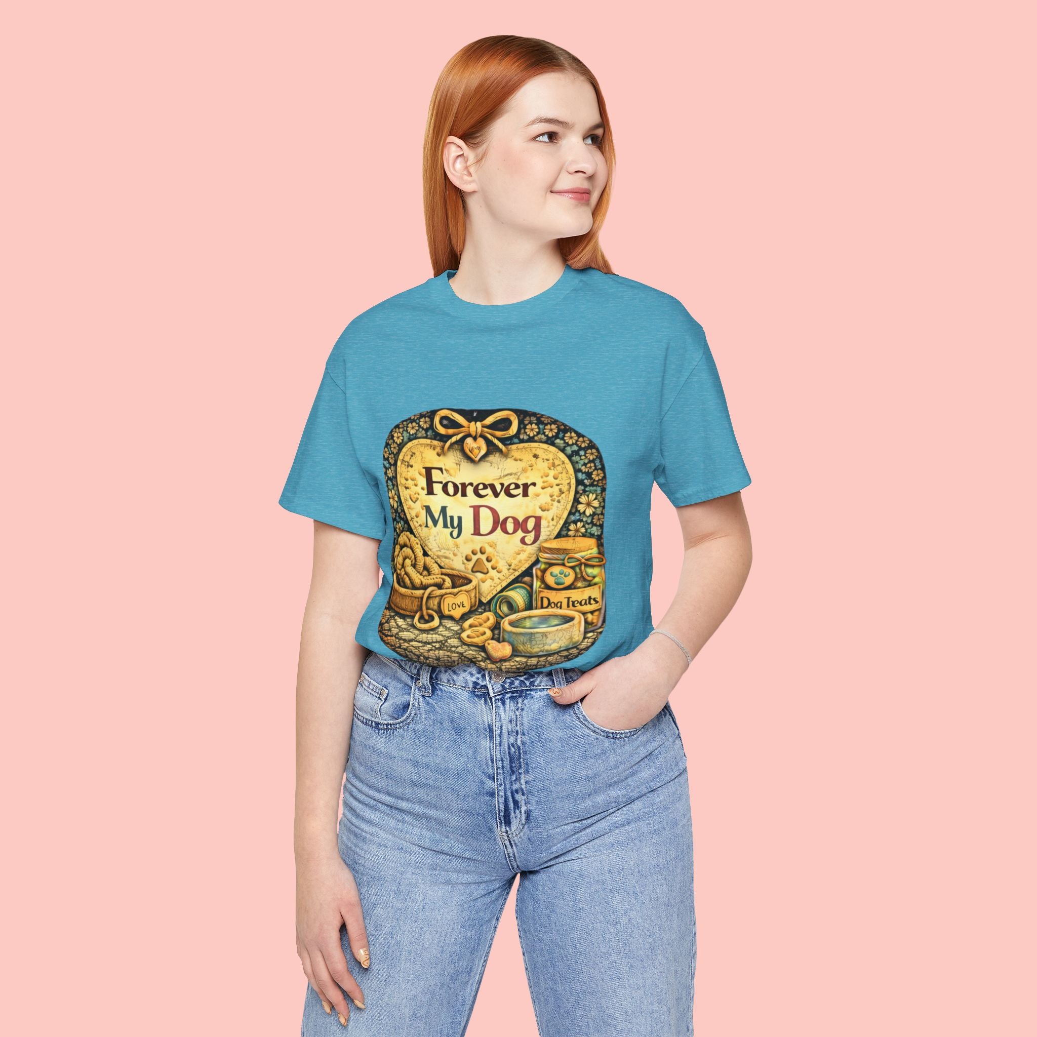 Dog T-Shirt — "Forever My Dog" Vintage Pet Lovers Tee