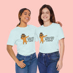 Chilling With My Chind T-Shirt — Funny Dabbing Cat Graphic Tee