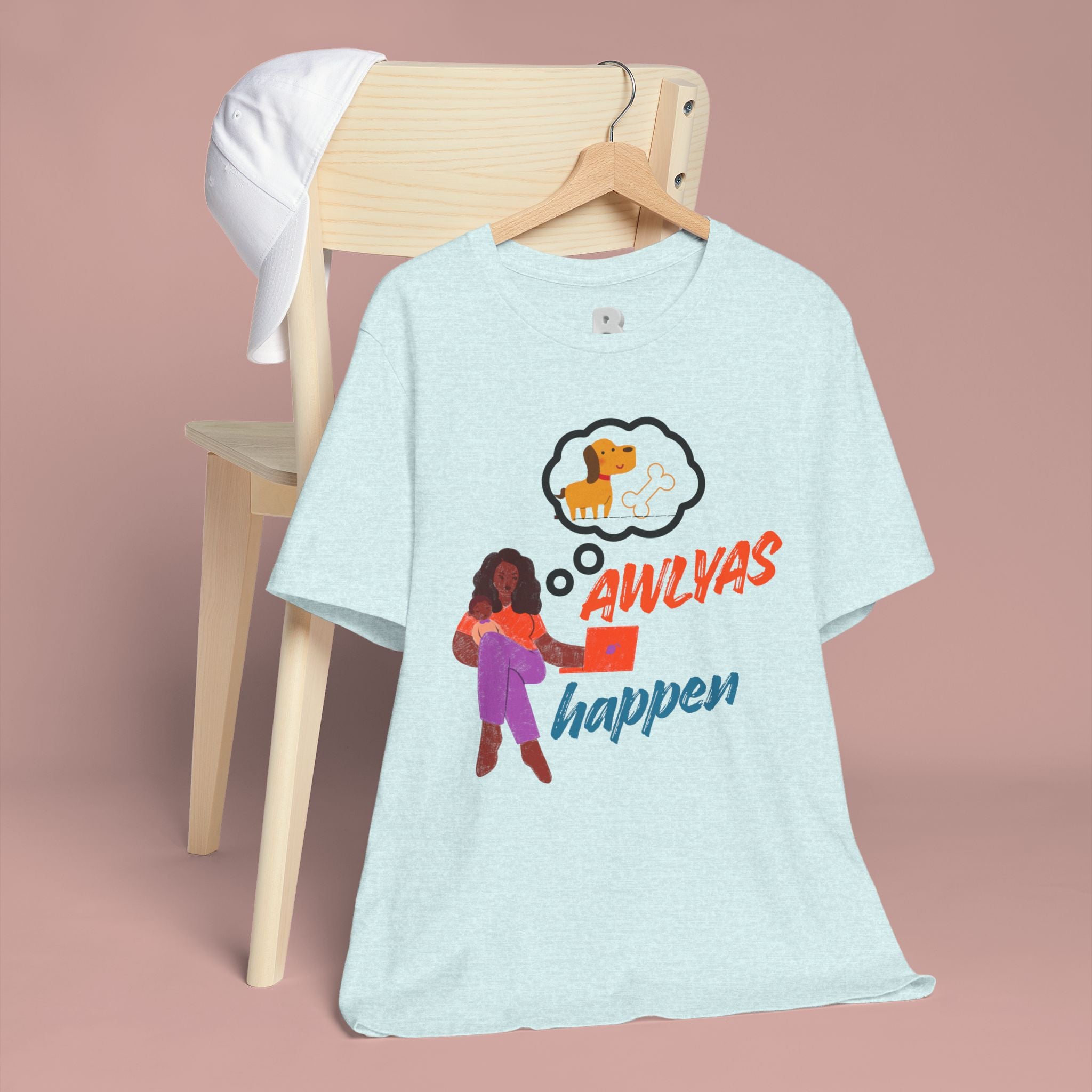 T‑Shirt — Always Happen Funny Dog Thought Bubble Graphic Tee