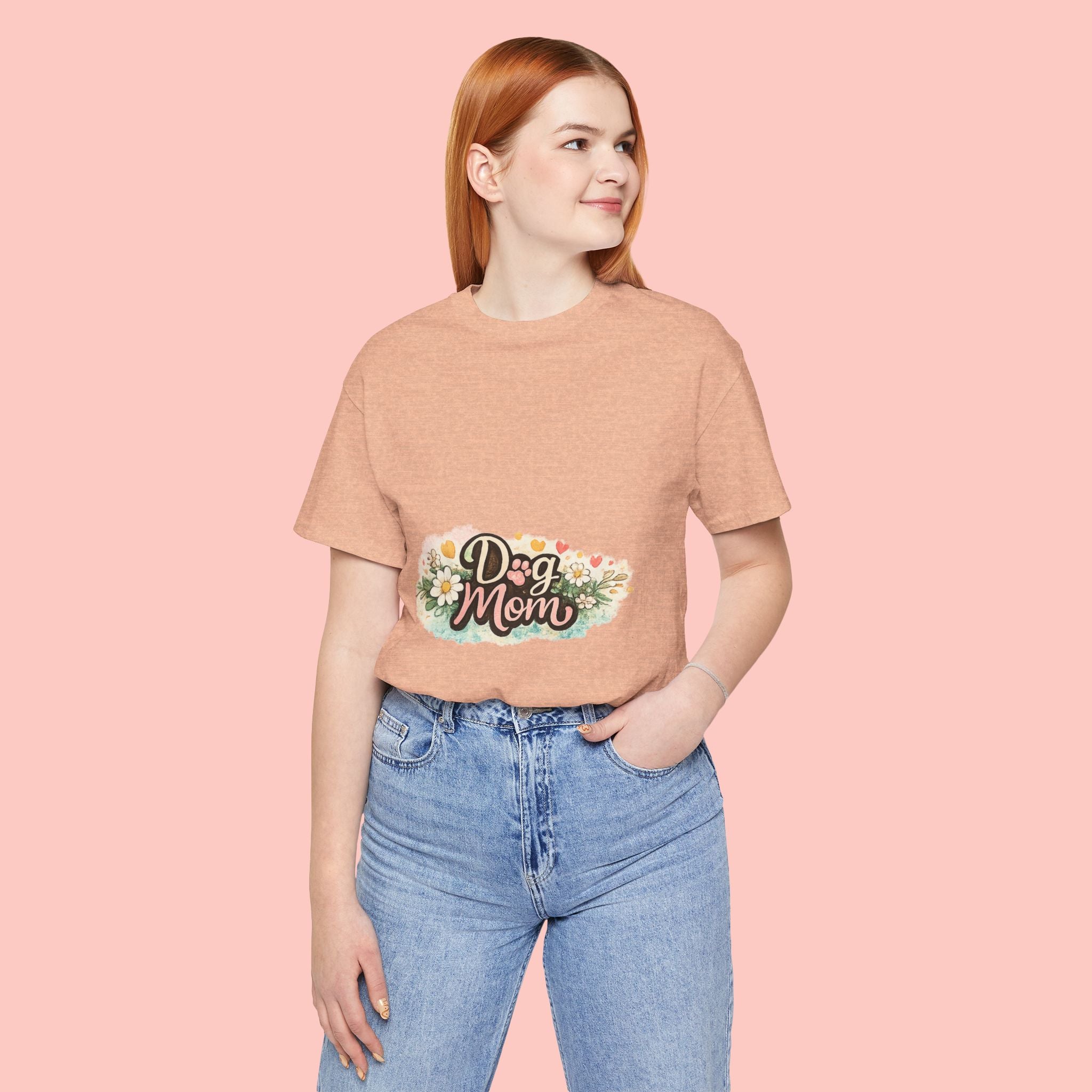 Dog Mom Floral Tee