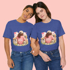 Dog Mom T-Shirt - Cute Woman with Dogs Graphic Tee