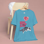 Kiss Your Dog T-Shirt — Cute Corgi with Heart Balloon Pet Lover Tee