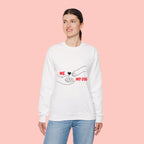 Dog Lover Crewneck Sweatshirt — "Me  My Dog" Minimalist Paw Print Design