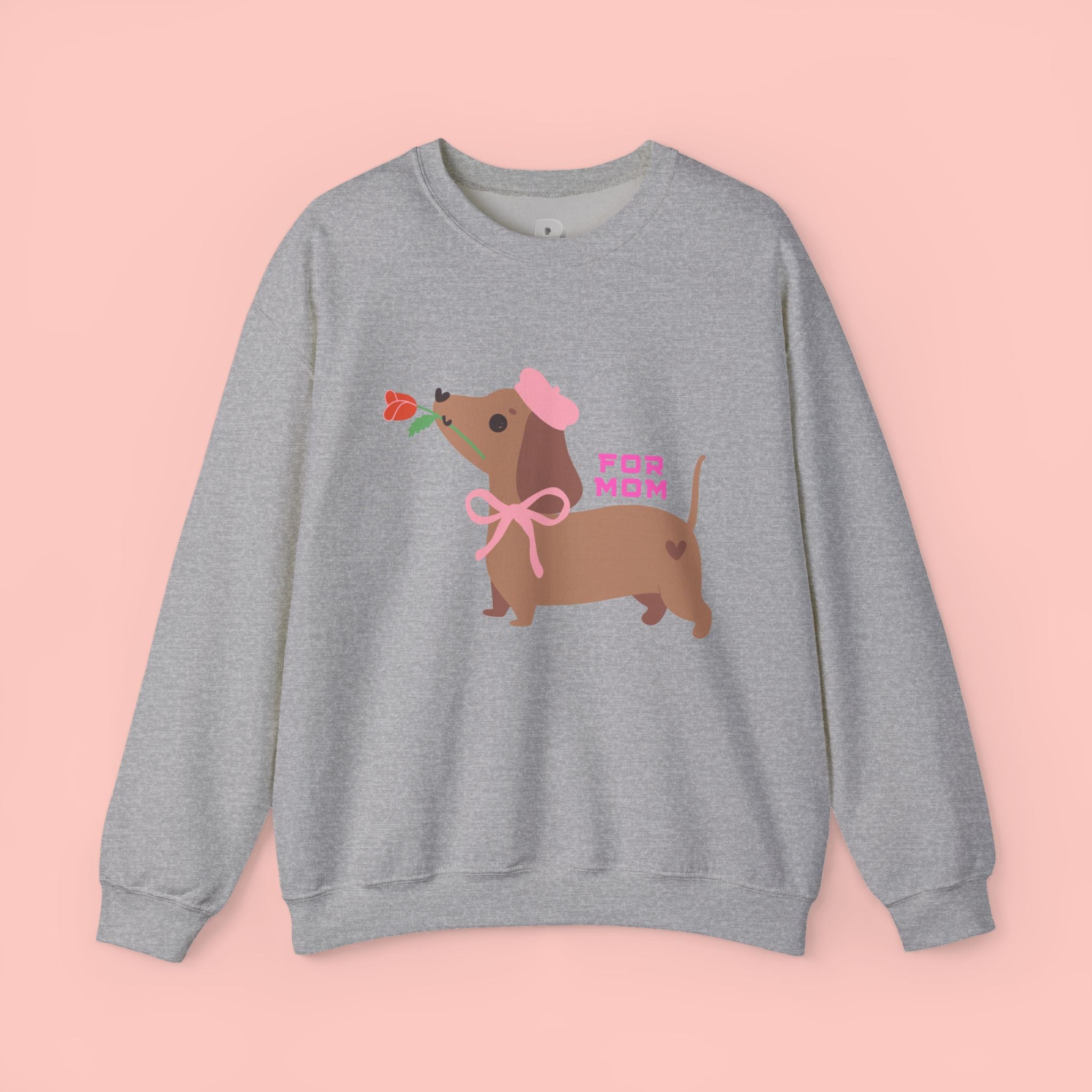 Dachshund 'For Mom' Crewneck Sweatshirt – Cute Dog Mom Gift