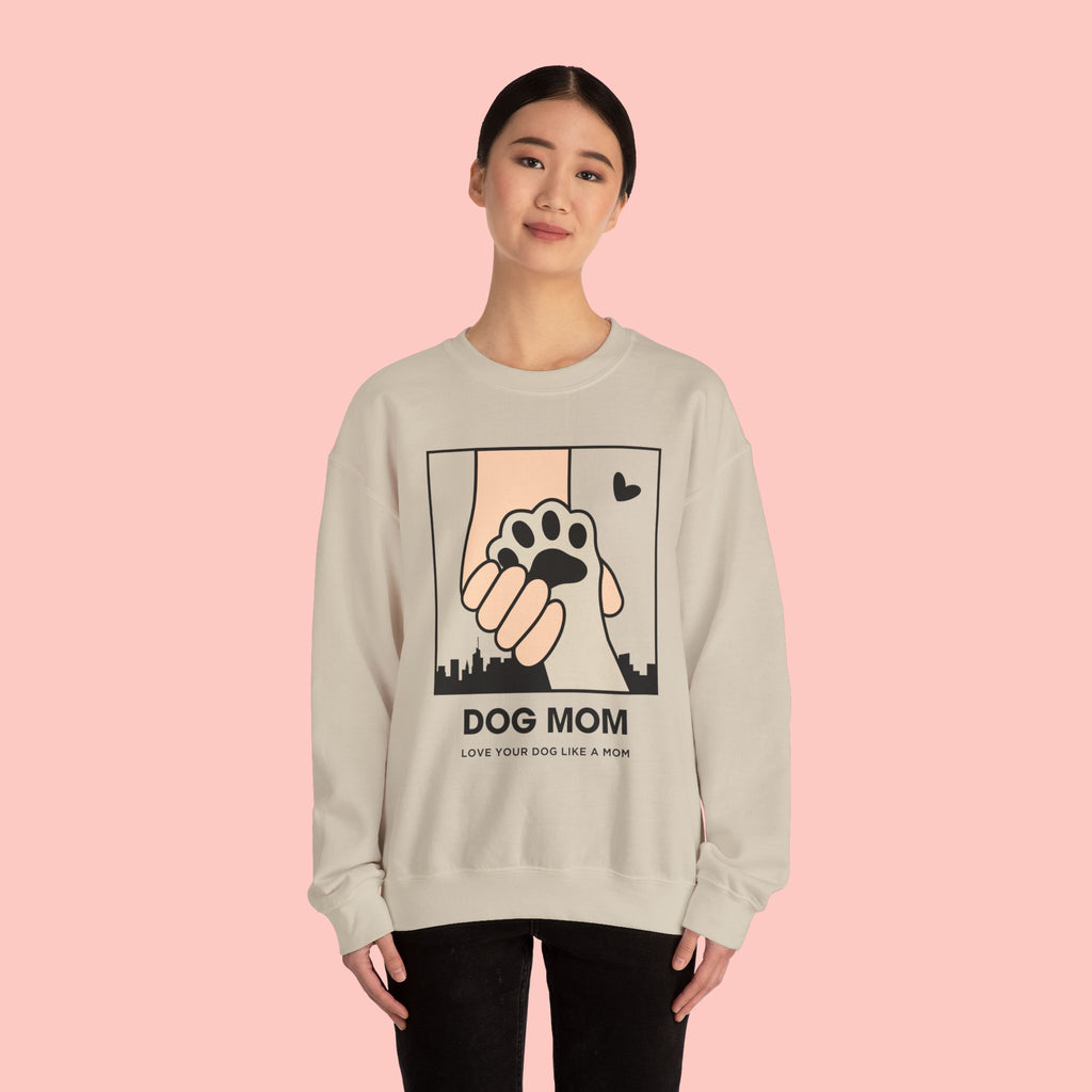 Dog Mom Crewneck Sweatshirt – Paw Hold Design