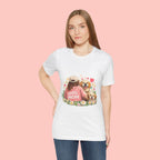 Dog Mom T-Shirt — Cute Floral Puppy Tee for Dog Lovers