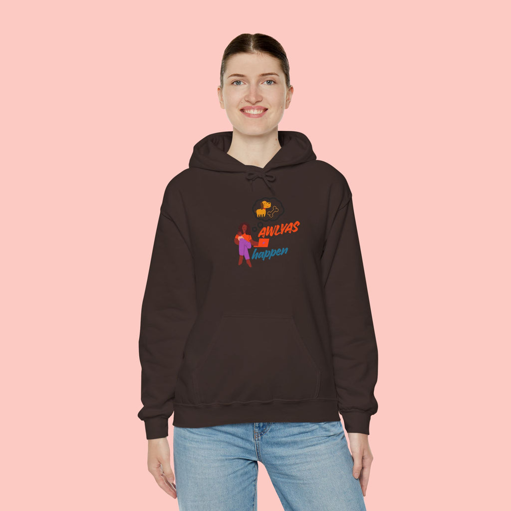 Hoodie — "Always Happen" Empowerment Graphic Hoodie