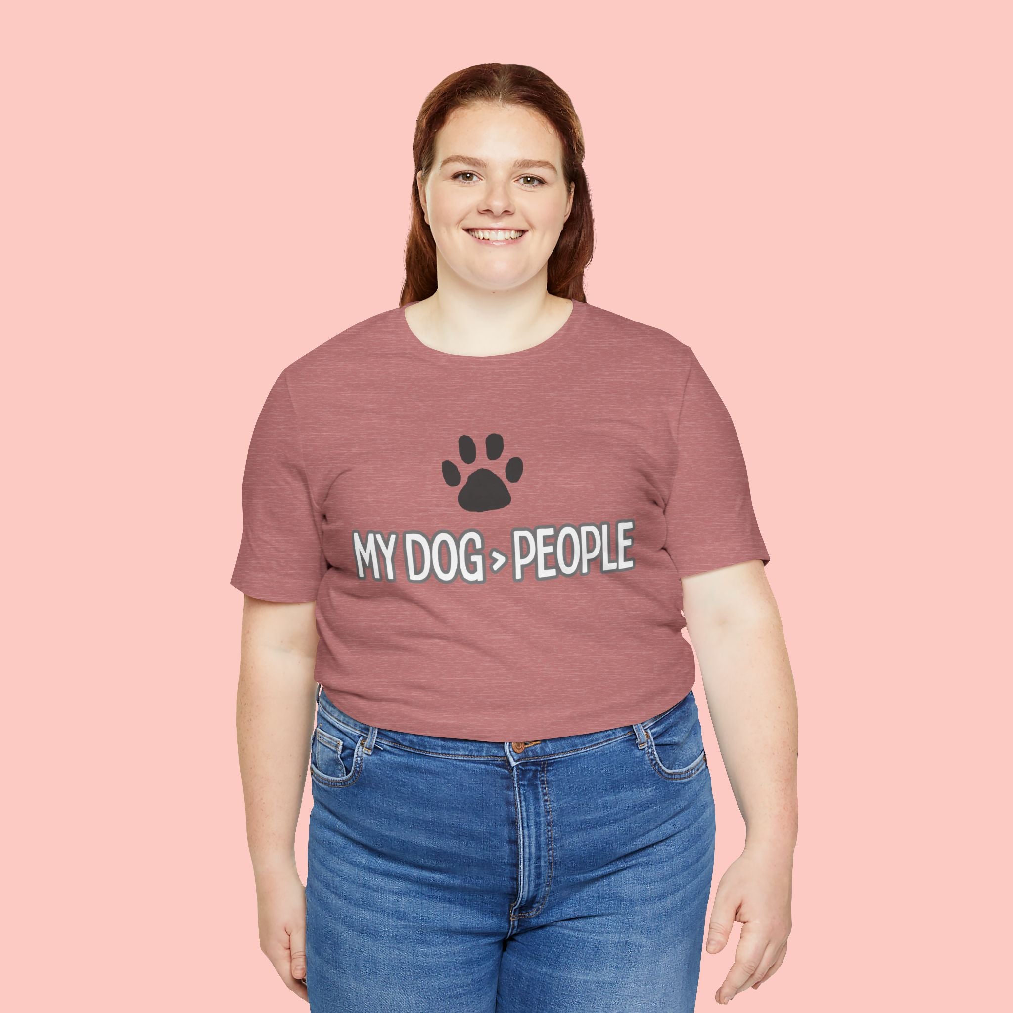 My Dog People T-Shirt — Dog Paw Graphic Tee for Dog Lovers