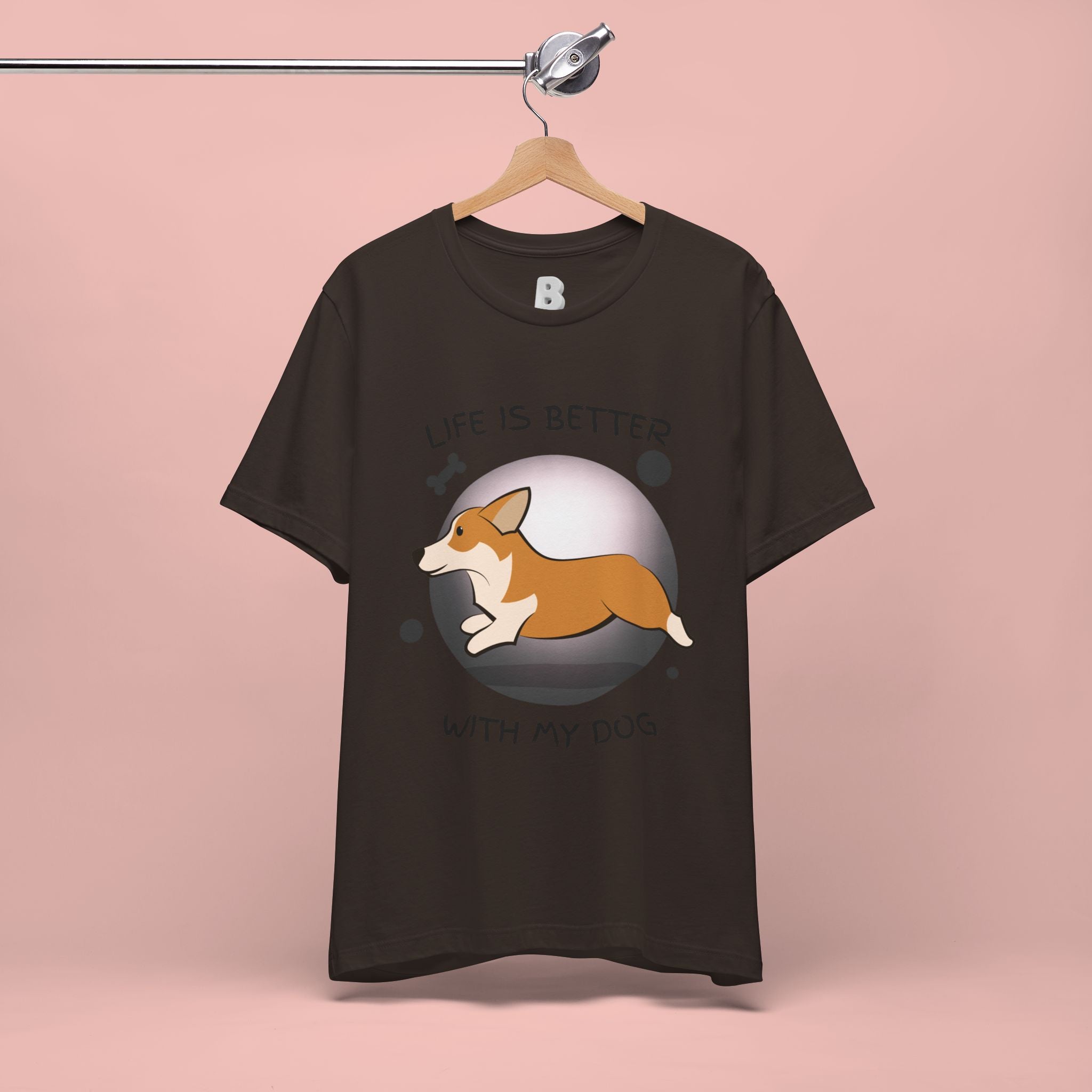 Life Is Better With My Dog Corgi T-Shirt