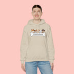 United By Bones Hoodie — Cute Cartoon Dogs Paw Bone Graphic Sweatshirt