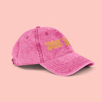 Dog Mom Vintage Embroidered Cap