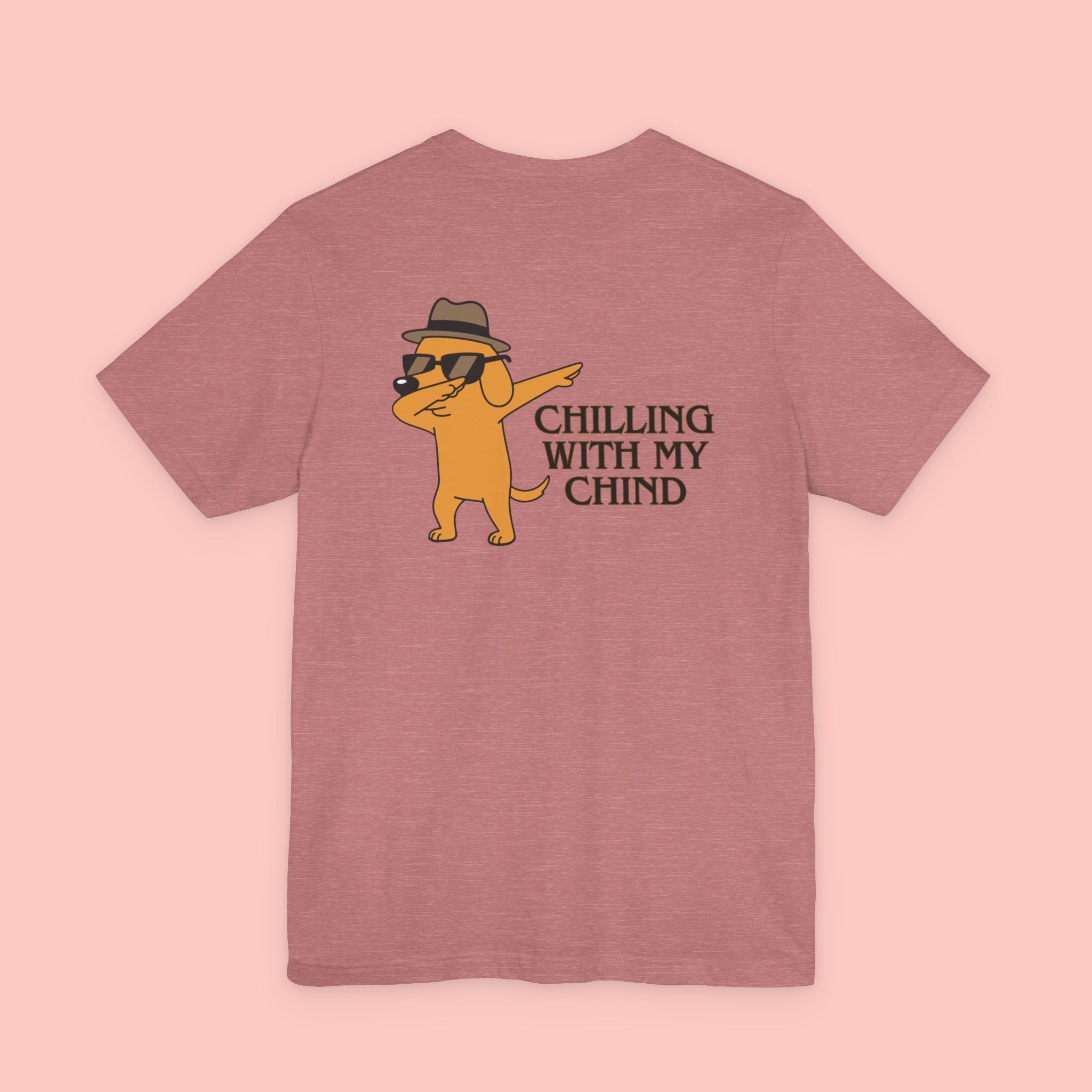 Chilling With My Chind Tee — Funny Dab Cat Graphic T-Shirt