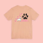 Pawprints Everywhere Tee — Dog Lover Short Sleeve Shirt
