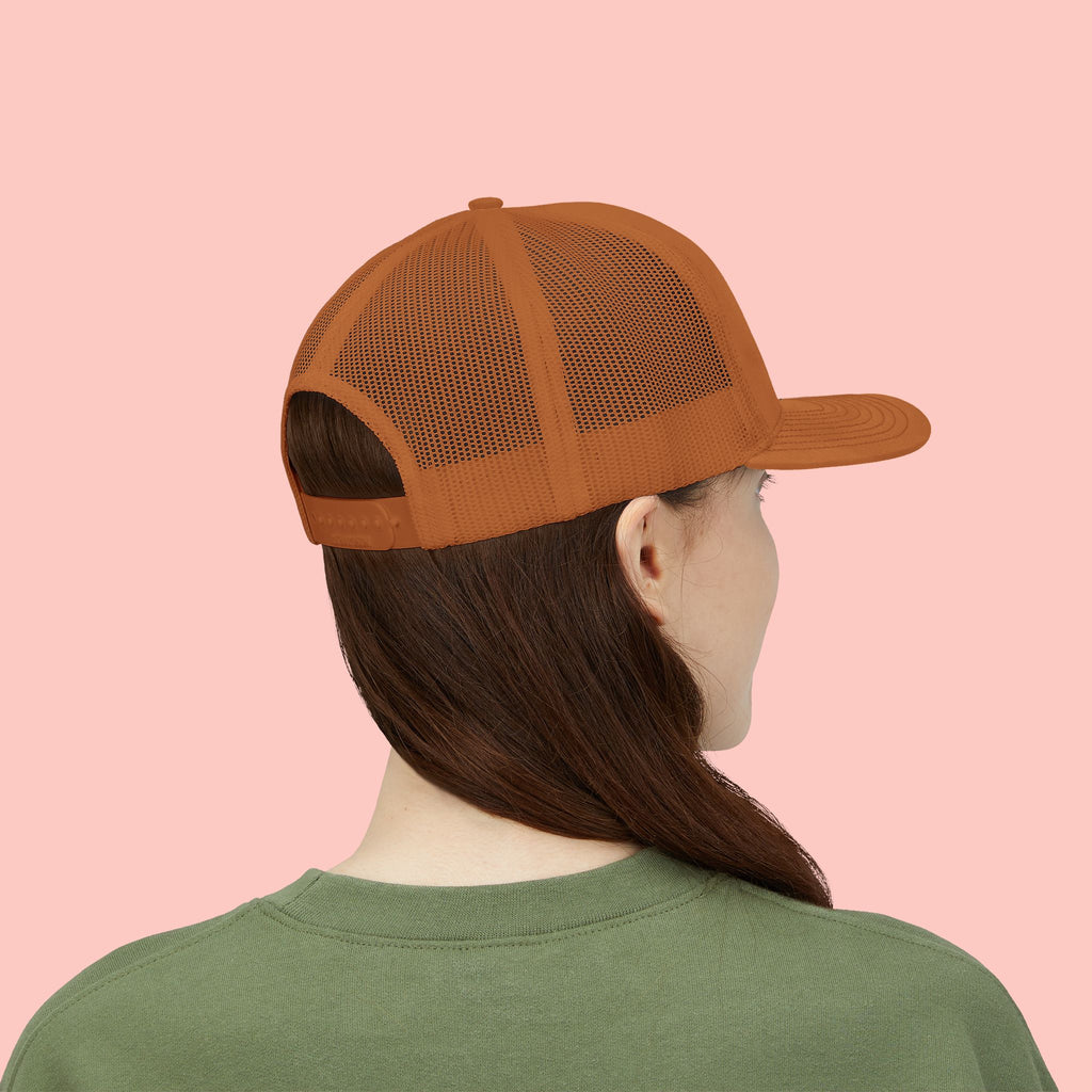 Dog Mom Trucker Cap — Rhinestone Lettering Snapback Hat