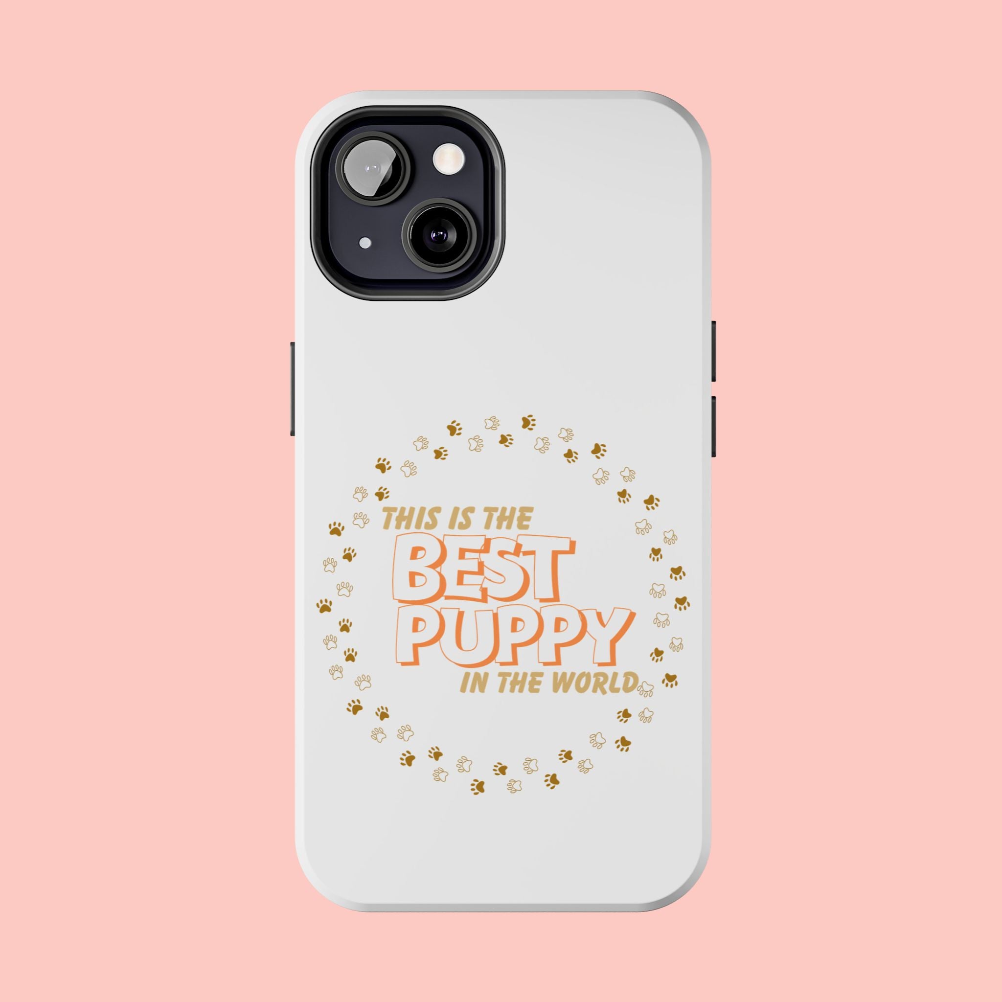 Best Puppy Phone Case — Cute Paw Print Tough Phone Case