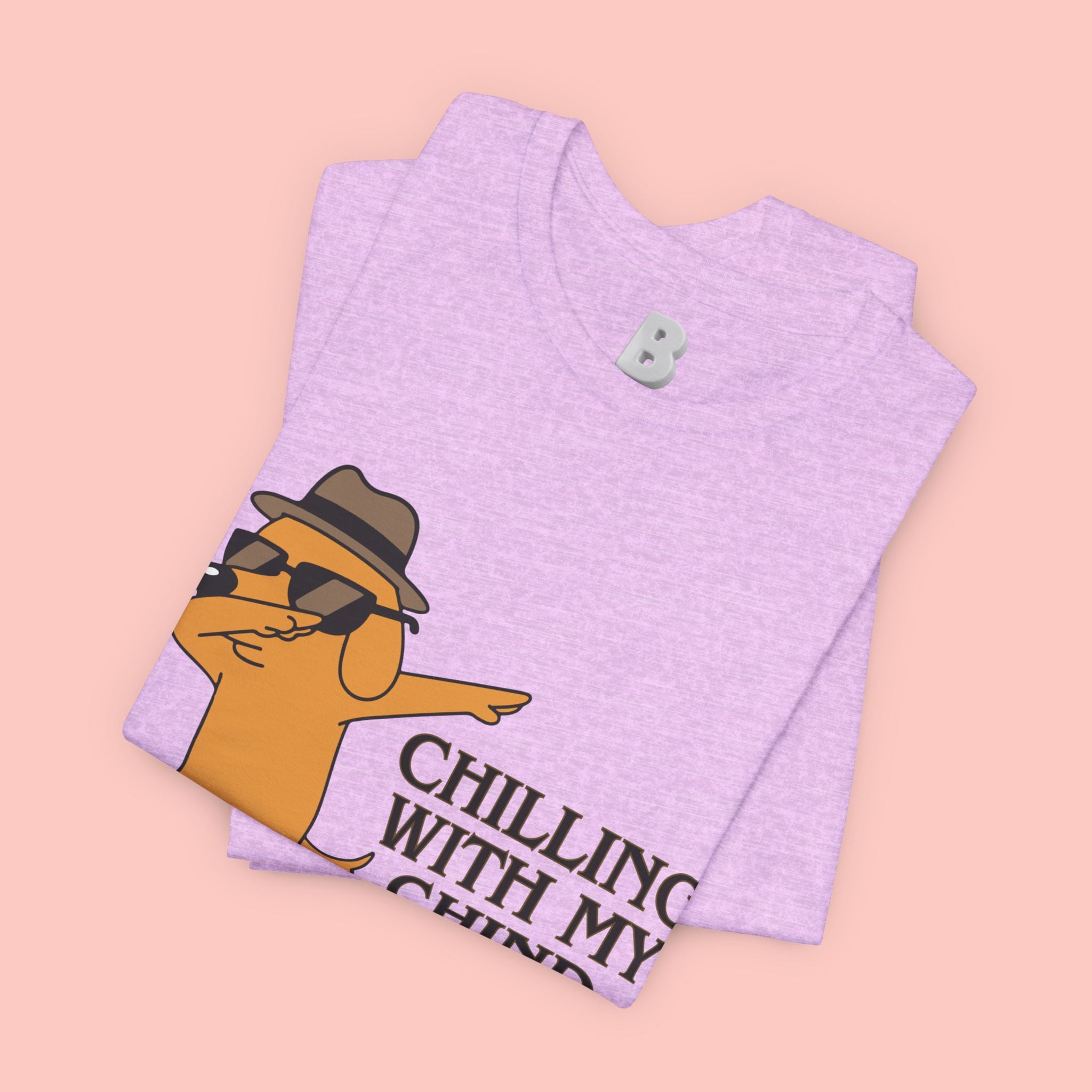 Chilling With My Chind T-Shirt — Funny Dabbing Cat Graphic Tee