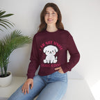 Dog Lover Crewneck Sweatshirt — “I Am Not Single I Have a Dog” Cute Puppy Pullover