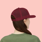 Dog Mom Trucker Cap — Rhinestone Lettering Snapback Hat