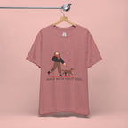 Walk With Your Dog Tee — Cute Dog Walking Graphic T-Shirt