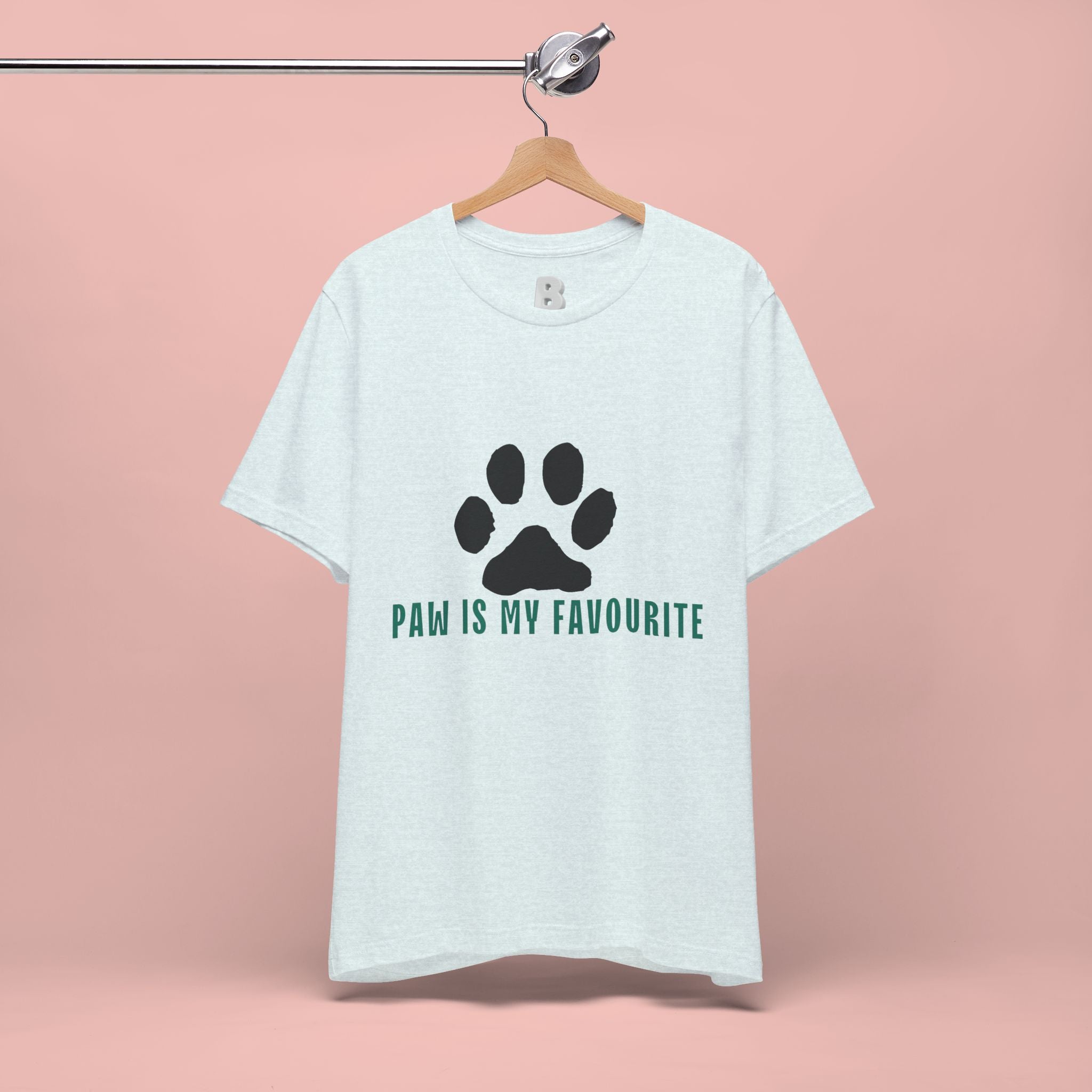 Paw Is My Favourite T‑Shirt — Dog Lover Paw Print Tee