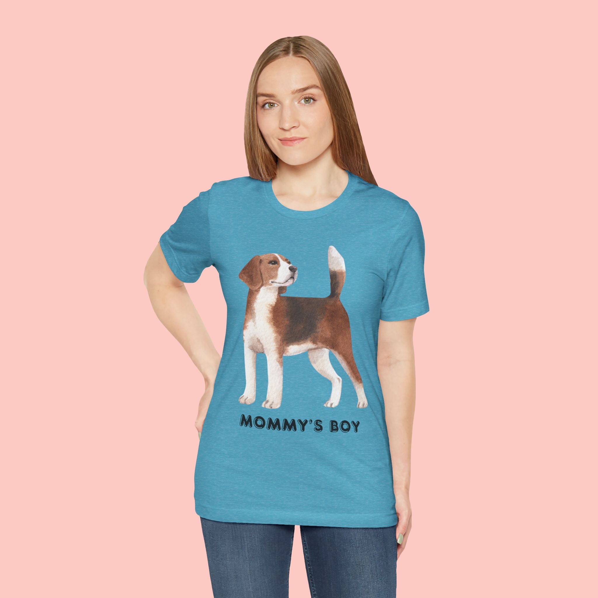 Mommy's Boy Beagle T-Shirt — Cute Dog Lover Tee