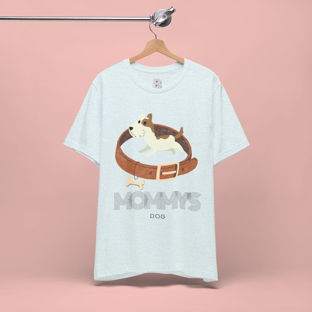 Mommy's Dog T-Shirt – Cute Puppy & Collar Graphic Tee for Dog Moms