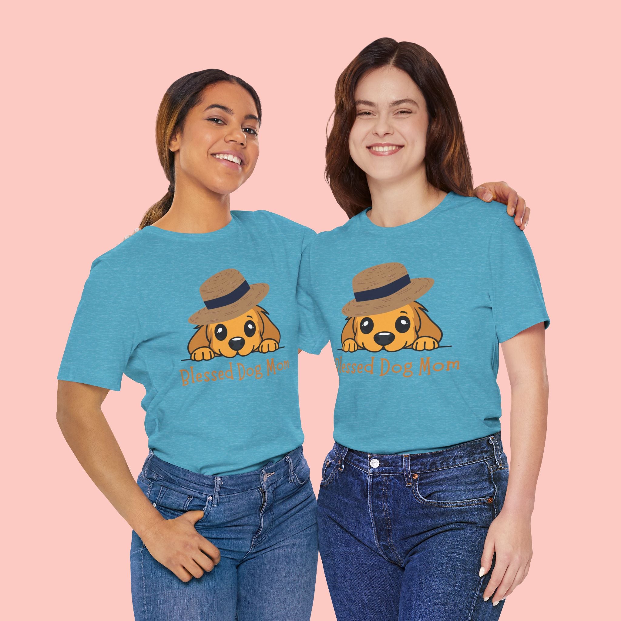 Blessed Dog Mom T-Shirt — Cute Puppy Graphic Tee for Dog Lovers