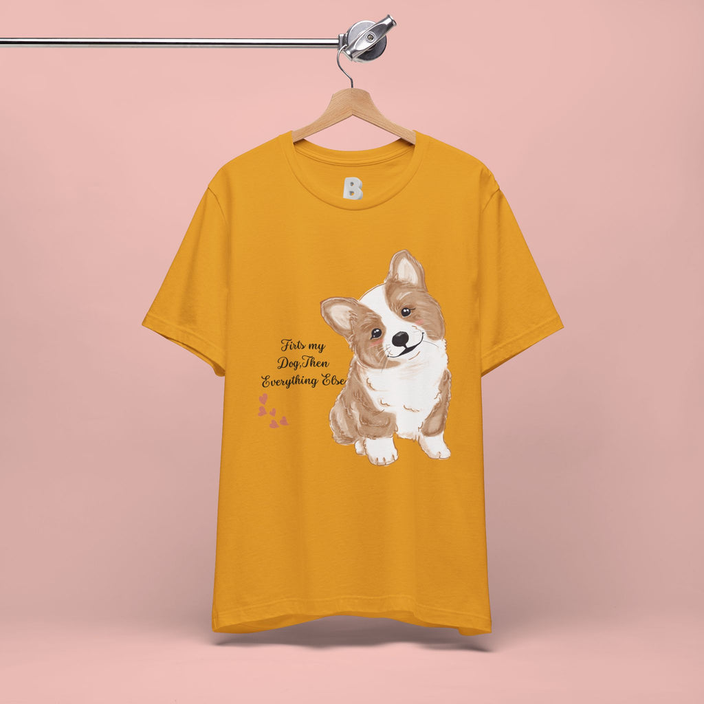 Corgi Love T-Shirt — "This my dog, then everything else" Cute Pet Tee