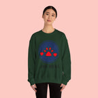 Dog Mama Crewneck Sweatshirt — Cute Paw Print Graphic for Dog Lovers