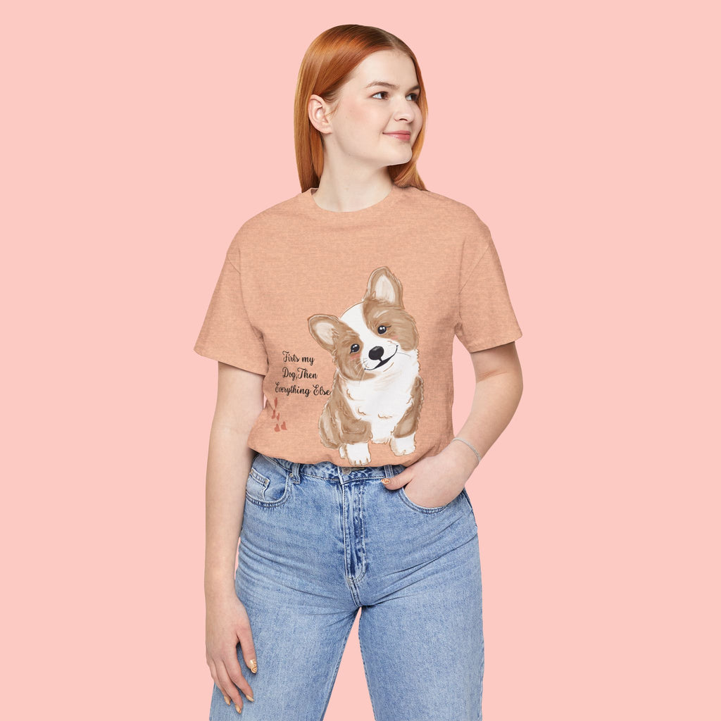 Corgi Love T-Shirt — "This my dog, then everything else" Cute Pet Tee