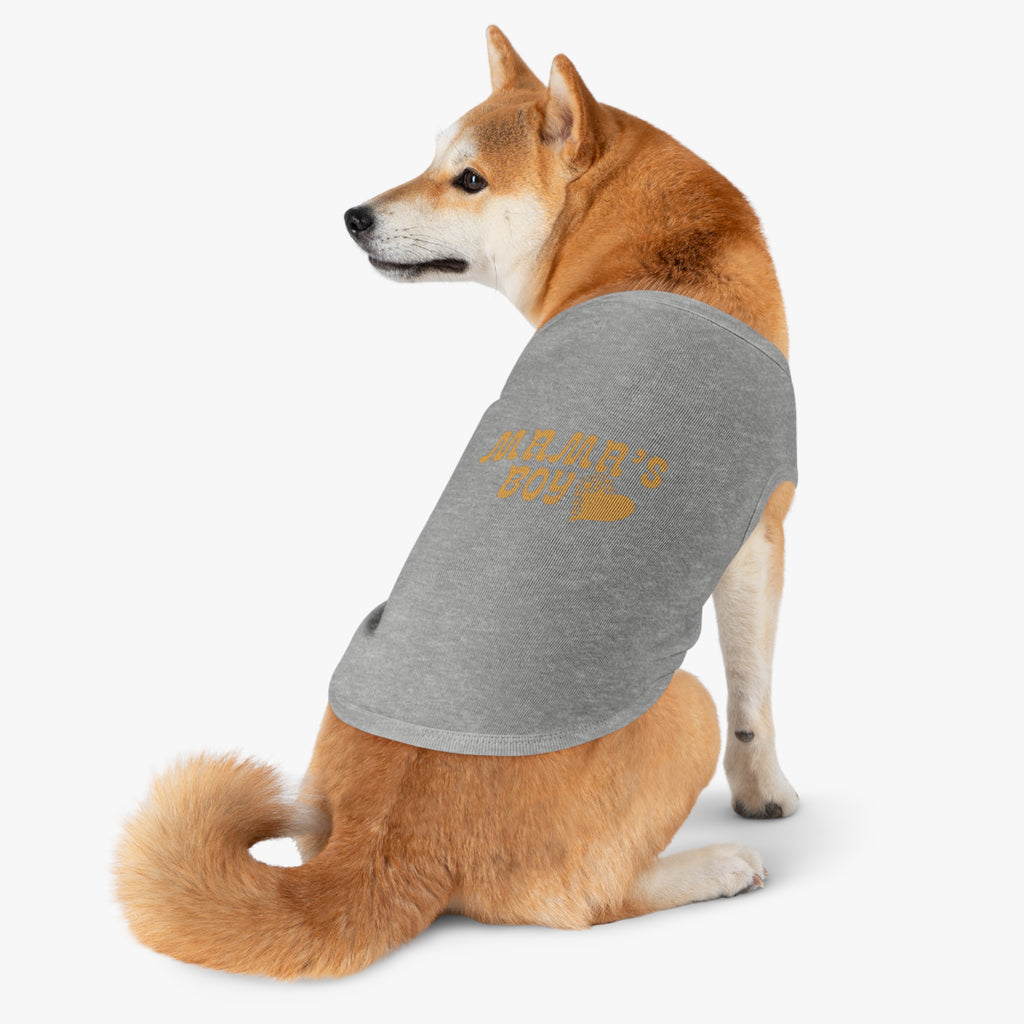 Pet Tank Top - "Mama's Boy" Retro Heart Dog/Cat Tee