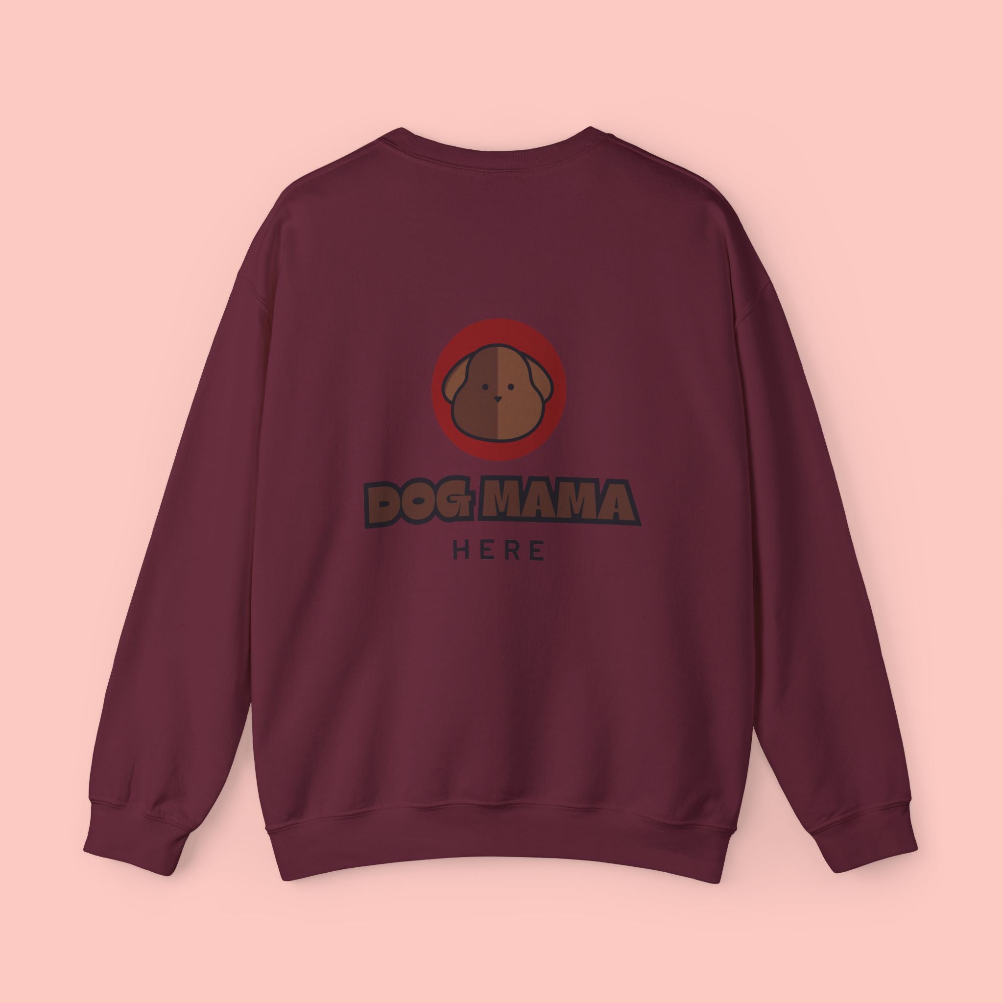 Dog Mama Sweatshirt — "Dog Mama" Graphic Crewneck
