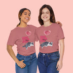 Kiss Your Dog T-Shirt — Cute Corgi with Heart Balloon Pet Lover Tee
