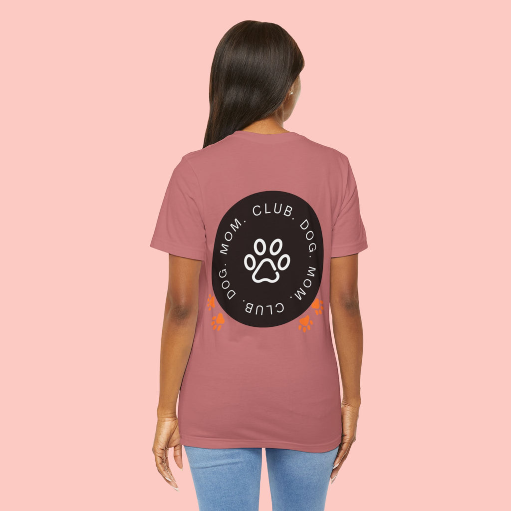 Dog Mom Club T-Shirt — Paw Print Graphic Tee for Pet Lovers