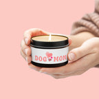 Dog Mom Tin Candle — Heart Paw Scented Travel Candle (Perfect Gift for Dog Lovers)