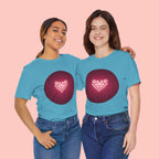 Paw Print Heart T‑Shirt — Cute Pet Lover Tee