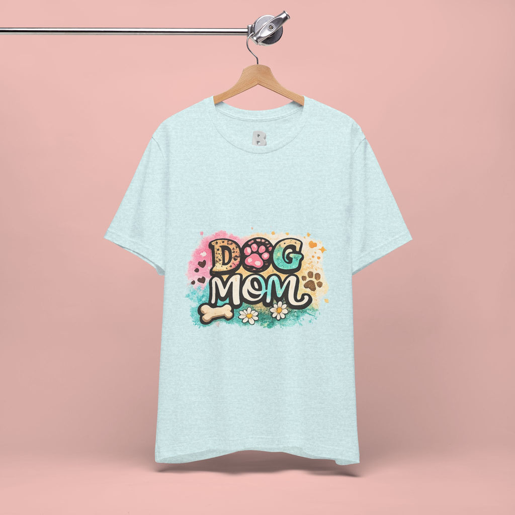 Dog Mom T-Shirt – Cute Paw Print Graphic Tee for Pet Lovers