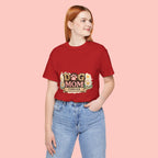 Dog Mom Forever T‑Shirt — Floral Paw Print Tee for Pet Lovers