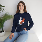 Crewneck Sweatshirt — “Marry the Man Who Loves Your Dog” Cute Pet Lover Graphic