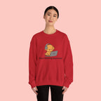 Crewneck Sweatshirt - Cute Puppy "Zoom Meeting Approved" Graphic
